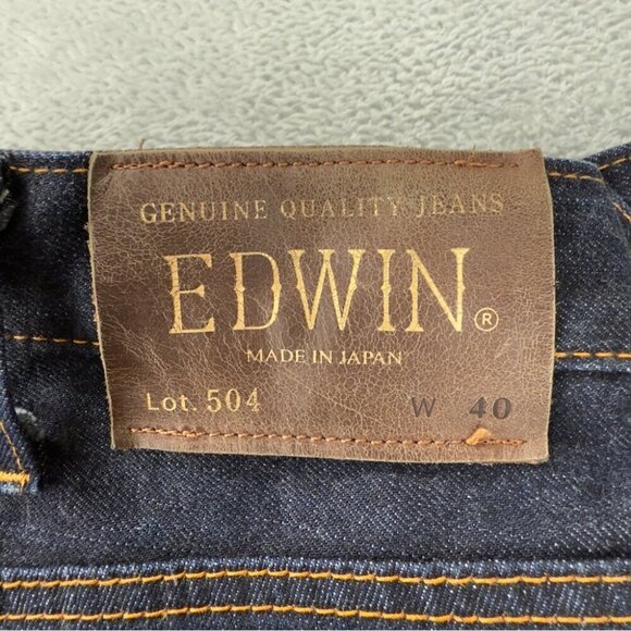 Edwin Japanese Denim Jeans Men's Size 40x27 - Picture 3 of 13